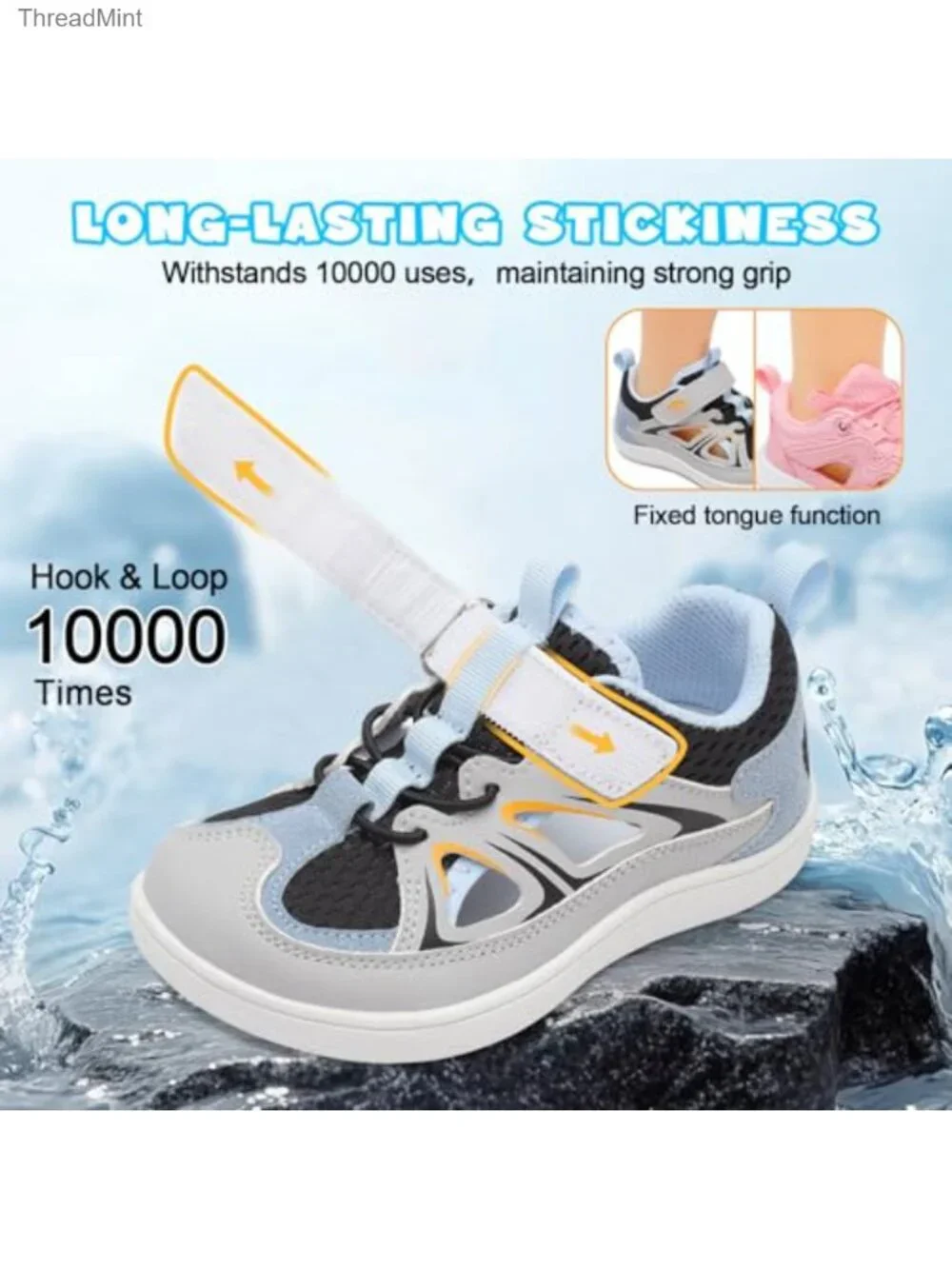 Toddler Kids Water Shoes Barefoot Non-slip Aquatic Athletic Sandals